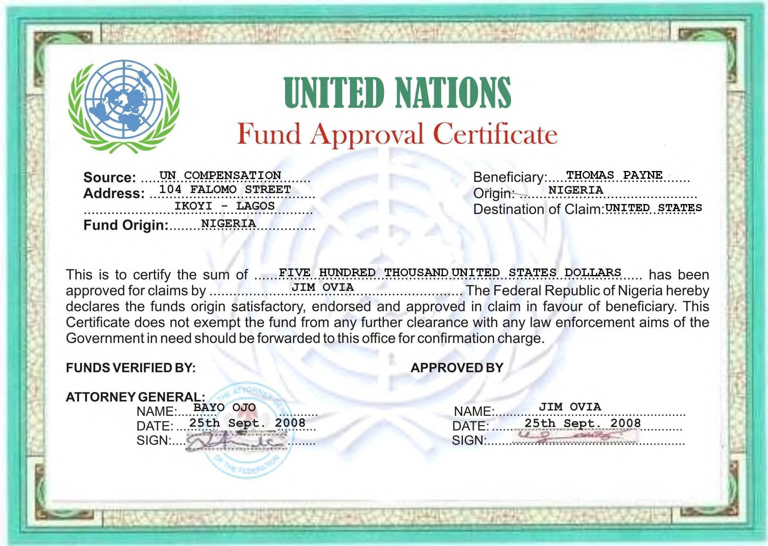 Silly-ass UN Document